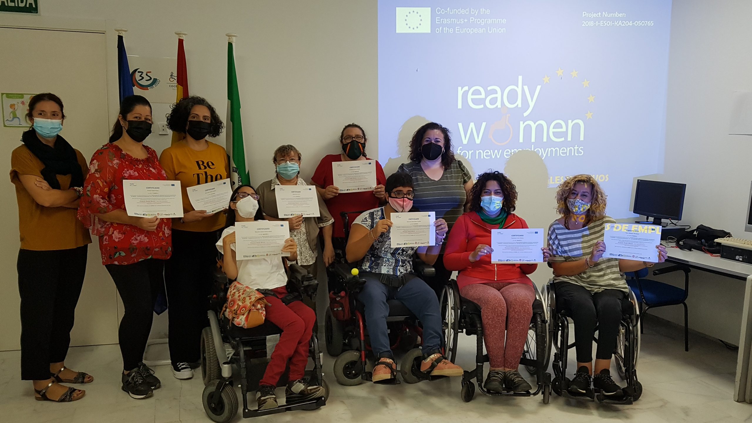 Fotografía finalización curso Ready Women